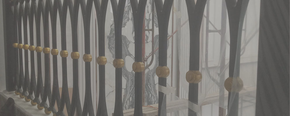 Railing Balkon Besi Tempa